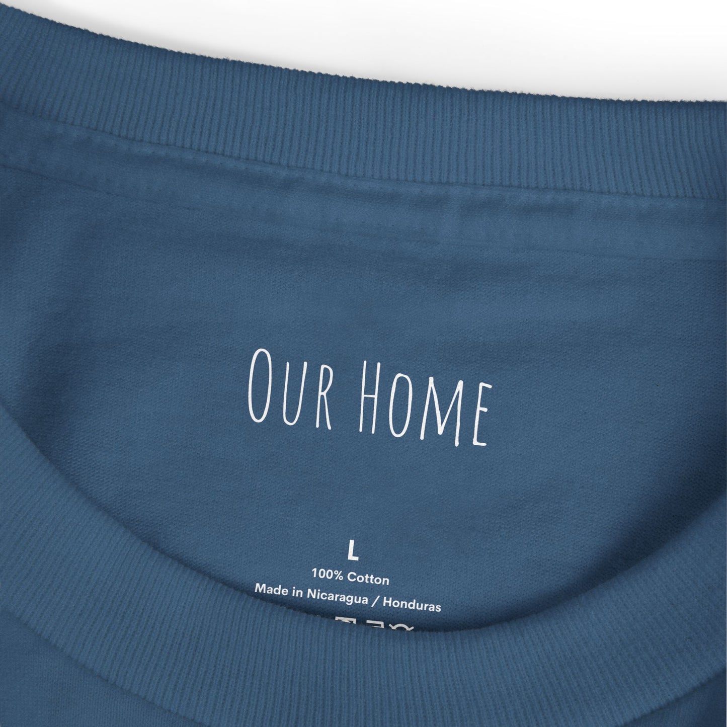 Unisex Garment-Dyed Heavyweight Cotton Tee - Our Home