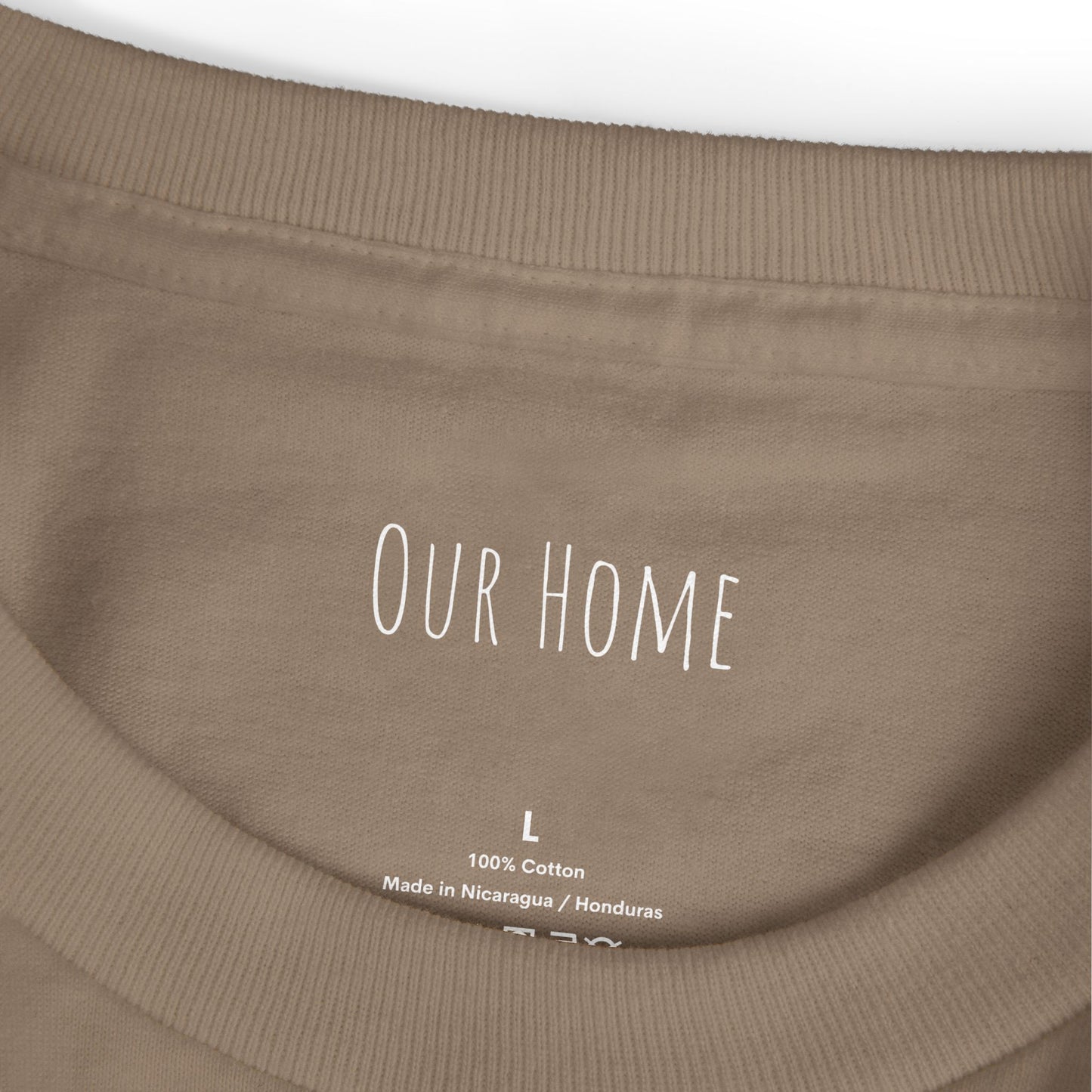 Unisex Garment-Dyed Heavyweight Cotton Tee - Our Home