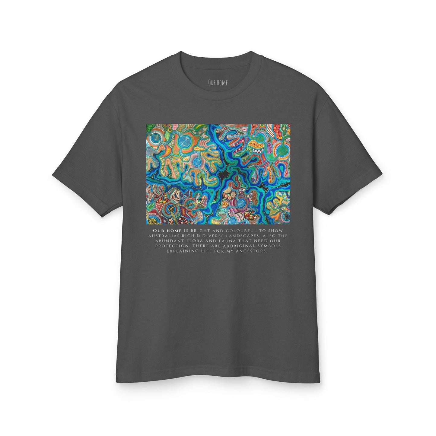 Unisex Garment-Dyed Heavyweight Cotton Tee - Our Home