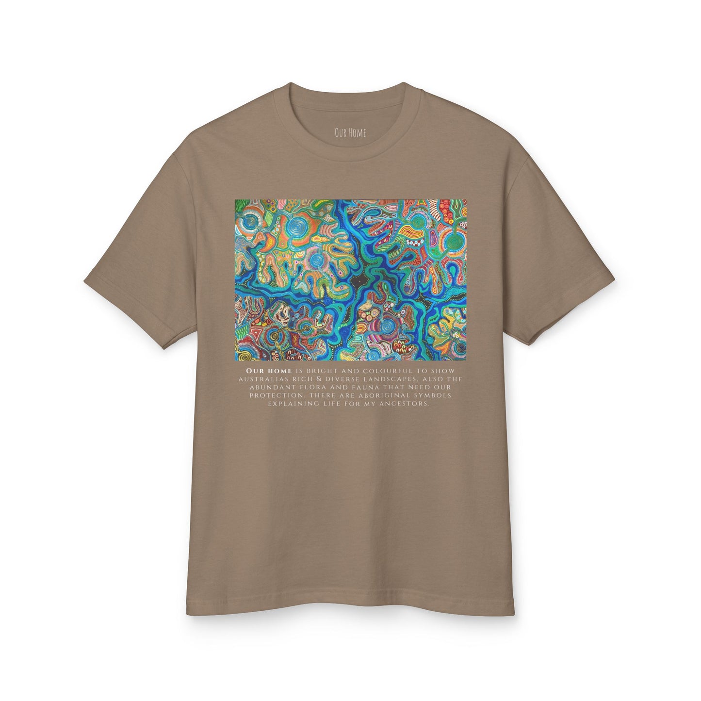 Unisex Garment-Dyed Heavyweight Cotton Tee - Our Home