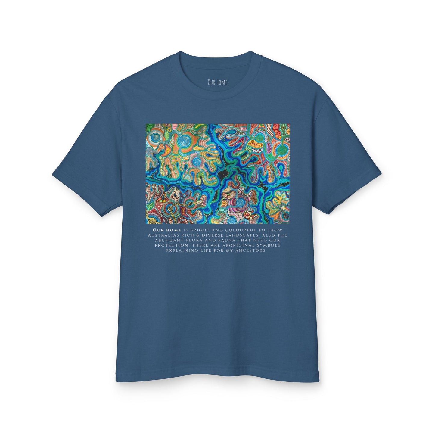 Unisex Garment-Dyed Heavyweight Cotton Tee - Our Home