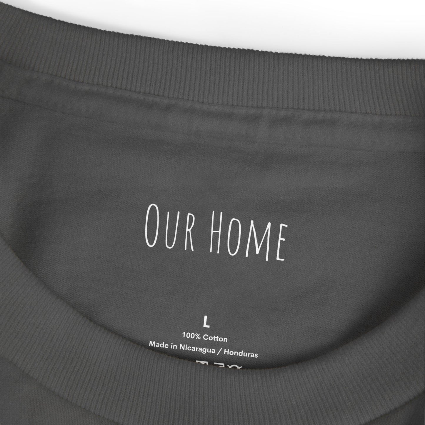 Unisex Garment-Dyed Heavyweight Cotton Tee - Our Home