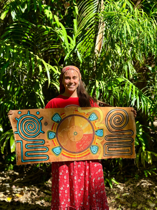 Sister Pieces "Since The Beginning" By Rainbow Featherfoot + "Unseen Rivers and The Desert Rose" By Sabrina Ronzitti